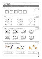 Vorschau - Arbeitsblätter - Zahlenraum 5, Addition, Subtraktion, Mathe, 1 Klasse - Seite 3