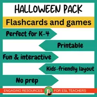 Vista previa - Hojas de trabajo - Halloween pack | vocabulary, worksheet and game | ESL activities - página 1