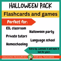 Vista previa - Hojas de trabajo - Halloween pack | vocabulary, worksheet and game | ESL activities - página 3