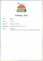 Vorschau - Präsentationen/Tafelbilder - Körper & Wahrnehmung / Die fünf Sinne: Aushänge (Visualisierung) - Sachunterricht - Kl. 3/4 - Seite 1
