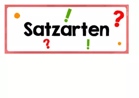 Vorschau - Poster - Satzarten - Aushang / Tafelmaterial - Seite 1