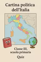 anteprima - Quiz - Cartina politica dell´Italia - Pagina di copertina