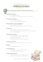 Vorschau - Arbeitsblätter - Checkliste für mein Referat - Seite 1