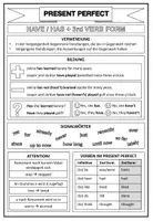 Vorschau - Arbeitsblätter - Present Perfect Excersises - Seite 1