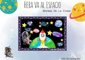 Vista previa - Elementos para la creación de materiales - Hera va al espacio – DECORACIÓN DE CLASE | Paquete de materiales - página 1