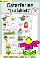 Vorschau - Spiele - Osterferien "Lesefaltheft" I Kl. 1-3 - Deckblatt