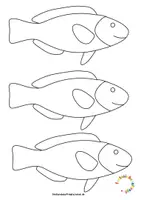 Vorschau - Mal- und Bastelvorlagen - Einstieg in den Kunstunterricht: F wie Fisch - Seite 2