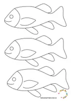 Vorschau - Mal- und Bastelvorlagen - Einstieg in den Kunstunterricht: F wie Fisch - Seite 3