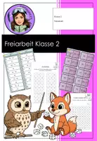 Vorschau - Arbeitsblätter - Freiarbeit Mathe Klasse 2 ZR 100 - Deckblatt