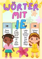 Vorschau - Fördermaterial/Inklusion - Wörter mit ie - Rechtschreibfall - Wortkarten & Bildkarten - Deckblatt