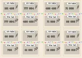 Vorschau - Spiele - Ich habe, wer hat... Zahlenraum bis 1 000 000 - Seite 3