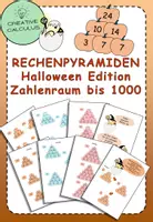 Vorschau - Arbeitsblätter - Rechenpyramide ZR 1000 - Halloween Edition - Deckblatt