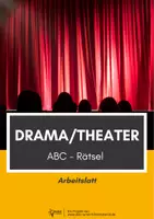 Vorschau - Arbeitsblätter - Drama: Theater - ABC Rätsel - Deckblatt