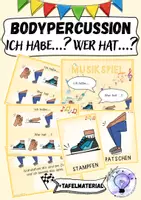 Vorschau - Spiele - Bodypercussion Ich habe ... Wer hat ...? Musikspiel 2 Body Percussion - Deckblatt
