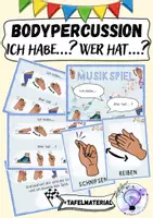 Vorschau - Spiele - Bodypercussion Ich habe... Wer hat...? Musikspiel 1 Body Percussion - Deckblatt
