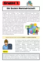 Vorschau - Stundenentwürfe - Wirtschaftsordnungen Gruppenarbeit: Soziale Marktwirtschaft, Planwirtschaft und Freie Marktwirtschaft - Seite 1