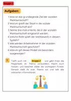 Vorschau - Stundenentwürfe - Wirtschaftsordnungen Gruppenarbeit: Soziale Marktwirtschaft, Planwirtschaft und Freie Marktwirtschaft - Seite 2