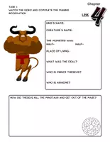 Vorschau - Arbeitsblätter - Percy Jackson and the Olympians – Chapter 4 Workbook - Deckblatt