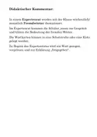 Vorschau - Arbeitsblätter - Fremdwörter. Wortarten. Im Expertenrat erklären - Seite 1