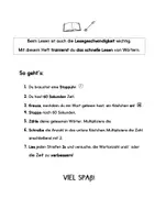 Vorschau - Arbeitsblätter - Lesetempotraining. Lesestreifen Winter - Seite 2