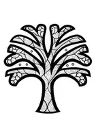 Vorschau - Mal- und Bastelvorlagen - Mandalas Thema Bäume - Grundschule - Bastelvorlagen - Seite 3