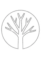Vorschau - Arbeitsblätter - runde Prickelbilder / Fensterbilder Thema Bäume - Grundschule - Bastelvorlagen - Seite 2