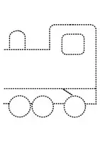 Vorschau - Arbeitsblätter - Prickelbilder / Fensterbilder Thema Eisenbahnen/Züge - Grundschule - Bastelvorlagen - Seite 1