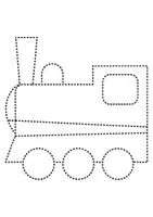 Vorschau - Arbeitsblätter - Prickelbilder / Fensterbilder Thema Eisenbahnen/Züge - Grundschule - Bastelvorlagen - Seite 2