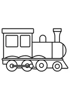Vorschau - Mal- und Bastelvorlagen - Ausmalbilder Thema Eisenbahnen/Züge - Grundschule - Bastelvorlagen - Seite 2