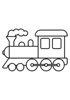 Vorschau - Mal- und Bastelvorlagen - Ausmalbilder Thema Eisenbahnen/Züge - Grundschule - Bastelvorlagen - Seite 3