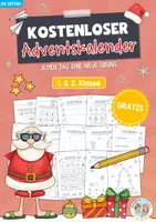 Vorschau - Arbeitsblätter - Lernheft Adventskalender (1. & 2. Klasse) - Deckblatt