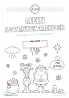 Vorschau - Arbeitsblätter - Lernheft Adventskalender (1. & 2. Klasse) - Seite 1