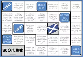 Vorschau - Arbeitsblätter - SCOTLAND - Conversation Board Game - Seite 1