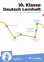 Vorschau - Lehrwerke/Schulbücher - Deutsch 10. Klasse Lernheft | inklusive Lernvideos - Deckblatt