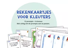 Voorbeeld - Rekenkaartjes - opdrachten om te knutselen of tekenen - Voorblad