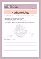 Vorschau - Arbeitsblätter - Logical: Herbstfrüchte- dreifach differenziert - Seite 3