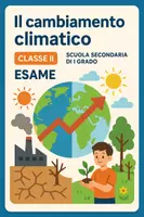 anteprima - Compiti in classe/Test - Esame: Il cambiamento climatico - Pagina di copertina