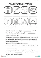 Vista previa - Hojas de trabajo - SÍLABAS TRABADAS. COMPRENSIÓN LECTORA Y GAMIFICACIÓN - página 3