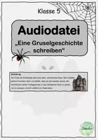 Vorschau - Audio-Dateien - Audio Datei "Eine Gruselgeschichte schreiben" - Einleitung - Deckblatt