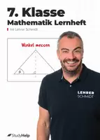 Vorschau - Arbeitsblätter - Mathe 7. Klasse Übungsheft inkl. Lösungen & Lernvideos von Lehrer Schmidt - Deckblatt