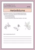 Vorschau - Arbeitsblätter - Logical: Bäume im Herbst- dreifach differenziert - Seite 2