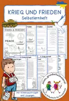 Vorschau - Unterrichtsreihen - Krieg und Frieden - Selbstlernheft/Stationen - Deckblatt