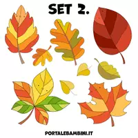Aperçu - Cliparts/Visuels - Set de Cliparts – Automne | 60 Cliparts | Couleur + N/B - Page 2