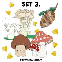Aperçu - Cliparts/Visuels - Set de Cliparts – Automne | 60 Cliparts | Couleur + N/B - Page 3