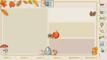 Vorschau - Präsentationen/Tafelbilder - interaktiver Begrüßungsbildschirm digtiale Tafel - Herbst neutral - Seite 3
