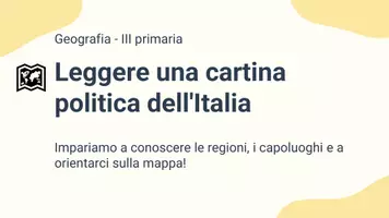 anteprima - Presentazioni / Lavagne - Leggere una cartina politica dell'Italia - Pagina 1
