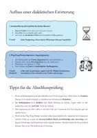 Vorschau - Arbeitsblätter - Aufbau einer dialektischen Erörterung - Deckblatt