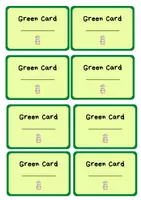 Vorschau - Präsentationen/Tafelbilder - Green Card (mit und ohne Otter) - Deckblatt