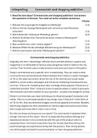 Vorschau - Arbeitsblätter - Interpreting: Commercials and shopping addiction (2 Arbeitsblätter mit Lösungen) - Seite 2