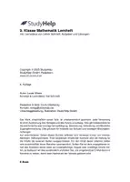 Vorschau - Unterrichtsreihen - Mathe 9. Klasse Lernheft | Lernvideos von Lehrer Schmidt - Seite 1
